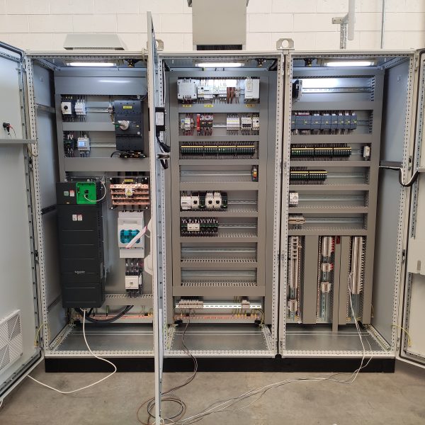 quadro elettrico, PLC, Inverter, relè, automazione